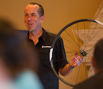 Bill Miller goes over the fine points of Giant's new wheels