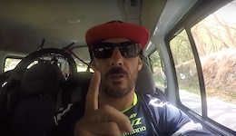 Cedric Gracia at Megavalanche, Reunion Island - Track Preview