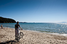 Dan on the beach.